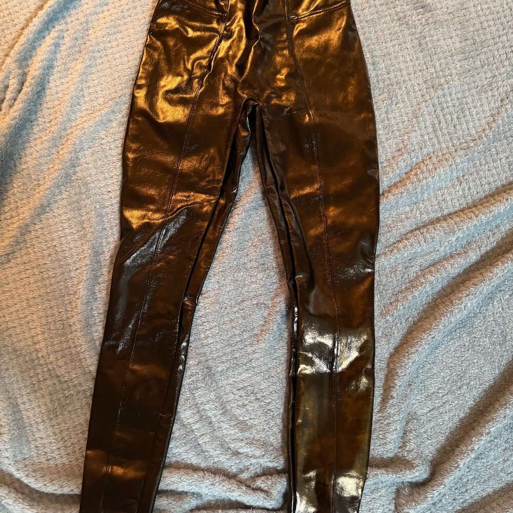 Spanx Faux Leather Leggings Size S